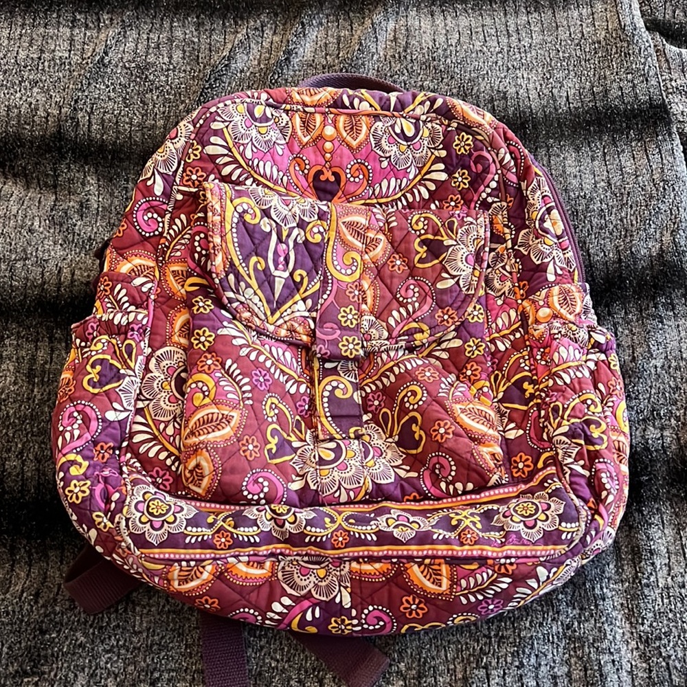 EUC Vera Bradley Backpack Retired Pattern